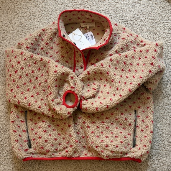 THE GREAT. Jackets & Blazers - The Great Fleece Pullover